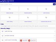 Tablet Screenshot of jagdhan.com
